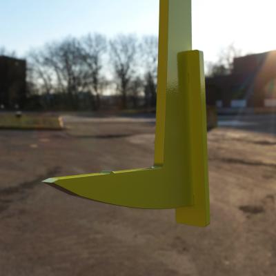Sicherheitsdesign schützt die Hand beim Einschlagen