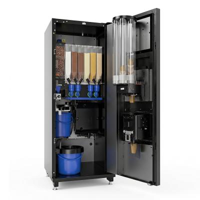 Technisches Rendering Kaffeeautomat offen