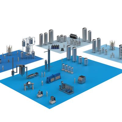 Anlagenrendering Maschinenpark Hafen Straubing