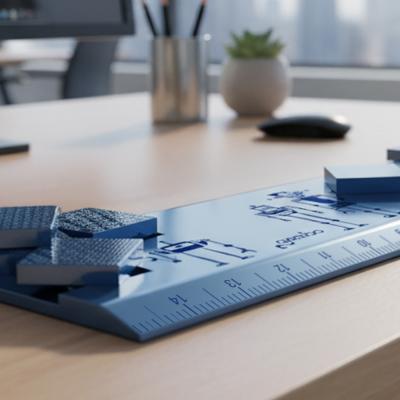 3d Rendering Produktvisualisierung Lineal