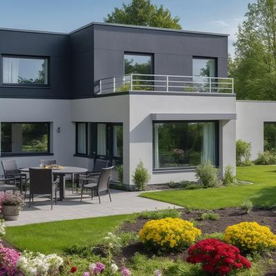 Architektur Rendering Einfamilienhaus 01