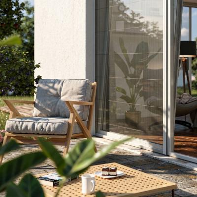 Architektur Rendering Einfamilienhaus Terrasse